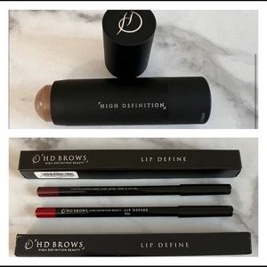 Contour Stick and Two Lip Liners New